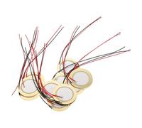 NIYANGLE 35pcs Piezo Discs Electronic Piezo Element Passive Piezoelectric Buzzer for Guitar Sounder Sensor Trigger Leads