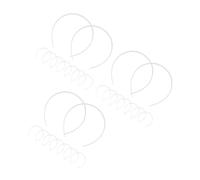 NIYANGLE 36 Pcs White Plastic Headbands DIY Hair Accessories for Women Simple Plain Headdress for Everyday Wear Hair Hoop Suitable for School and Special Occasions