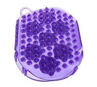 NIYANGLE 360-degree Roller Ball Massager Brush with 7 Metal Rollers for Body, Oval Compact Meridian Massage Brush Enhancing, for Bathroom and Travel Use