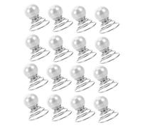 NIYANGLE 36pcs Spiral Hair Pins with Faux Pearl Lightweight Coil Hairpins for Long Hair Elegant Bridal Wedding Bun Twist Accessories Portable Headpiece for Bridesmaids and Party Styles