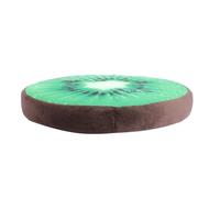 NIYANGLE 3d Tropical Fruit Plush Seat Cushion Pillow Pp Cotton Filling, Super Soft and Fun for Sofa or Office Use, Unique Design Fresh Fruit Print, for Comfort and Decoration