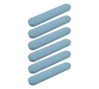 NIYANGLE 3pair Commode Chair Accessory Pads Replacement Ergonomic Support Folding Commode Chair Arm Pads Sturdy Plastic Parts Non-Slip Cushions for Elderly