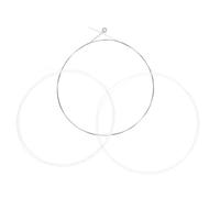 NIYANGLE 3pcs Balalaika Nylon Strings White 101cm Responsive Smooth Transitions for Balalaika Players and Musicians