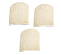 NIYANGLE 3pcs Bath Exfoliating Glove Dual-Sided Loofah Scrubber for Body Care Deep Cleansing and Exfoliation for Use Compact Lightweight Design for