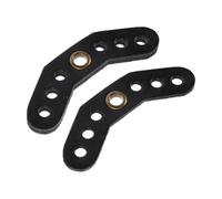 NIYANGLE 3pcs Bow Wrist Sling Mount with Pu Leather Yoke for Compound and Recurve Bow, Sturdy Black Leather Strap with Enhanced Stability, for Outdoor Hunting and Practice