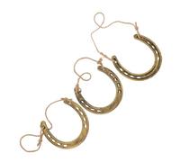 NIYANGLE 3pcs Cast Iron Horseshoe Wall Decor Rustic Metal Lucky Horse Shoe Art for Home Indoor Outdoor Wedding Anniversary Farmhouse Wall Hanging Decoration