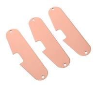 NIYANGLE 3pcs Copper Single Coil Pickup Base Plates for St Electric Guitar Neck Pickups Electric Guitar Mounting Frames for DIY Repairs and Replacement Parts