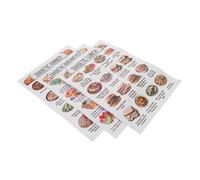 NIYANGLE 3pcs Diabetic Meal Planner Charts with Low Diet Grocery List and Blood Sugar Friendly Food Guide for Healthy Diabetes and Prediabetes Nutrition Balanced Breakfast Lunch Dinner