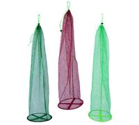 NIYANGLE 3pcs Drawstring Fishing Mesh Nets Convenient and Practical Fish Storage Bags with Fine Mesh Material Large Capacity Fishing Guard Nets