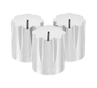 NIYANGLE 3pcs Electric Guitar Knobs Aluminum Potentiometer Control Knob Shaft for Volume Tone Adjustment Guitar Effects Pedals Amplifiers