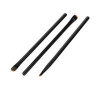 NIYANGLE 3pcs Eyeliner Brush Set Flat and Angled Tips 5mm 8mm Precision Cosmetic Makeup Brushes for Eye Shadow Application for Women