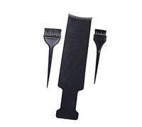 NIYANGLE 3pcs Hair Coloring Comb and Long Board for Dyeing with Hair Brush Tool Black Hairdressing Kit for DIY Tinting Protects Scalp and Speeds Up Coloring Suitable for Salon and Home Use