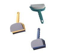 NIYANGLE 3pcs Household Glass Squeegee and Cleaning Brush Set with Pp and Sponge Material for Efficient Cleaning and Wiping Glass Windows in Bathroom and Kitchen