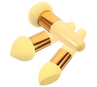 NIYANGLE 3pcs Makeup Sponge Supple Cosmetic Puff Pens for Foundation Application Unique Design for Beauty Makeup Tool for Fashion Enthusiasts