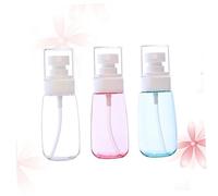 NIYANGLE 3pcs Mini Travel Mist Spray Bottle Refillable Plastic Makeup Spray Bottles Portable Fine Mist for Outdoor Travel Use