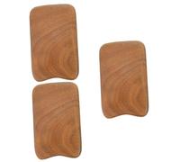 NIYANGLE 3pcs Multi-Function Guasha Tool for Body Scraping and Massage Sandalwood Design for Neck Face and Back Relaxation Compact and Lightweight for Use