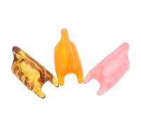 NIYANGLE 3pcs Neck and Facial Massager - Resin Gua Sha Tool for Deep Tissue Muscle Knot Release - Portable Face Back and Shoulder Massage Tool Multicolor