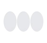 NIYANGLE 3pcs Oval Cotton Artist Canvas Boards for Painting, Blank Canvas Drawing Boards with Strong Oil Absorption and Versatile Art Mediums, for Art Classes and Artists Studios, 9.8' X