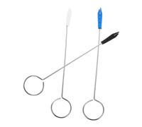 NIYANGLE 3pcs Piano Tuning Mutes Set Plastic Muting Wedges for Piano Maintenance and Adjustment String Vibration Isolation Enhanced Pitch Precision Black White Blue for Beginner Care