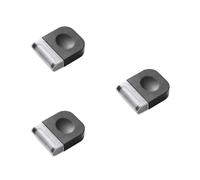 NIYANGLE 3pcs Portable Mini Lint Remover Clothes Fuzz Hair Ball Trimmer for Sweaters Coats and Blankets Travel Friendly No Battery Required Black