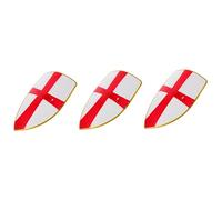 NIYANGLE 3pcs Portable Shield for Cosplay Middle Ages Knight Role Play Accessory Lightweight Play Shield for Boys and Imaginative Outdoor Fun