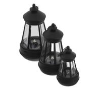 NIYANGLE 3pcs Solar Animal Hanging Lanterns Set with Battery Box, Waterproof Outdoor Garden Solar Lights for Patio Yard Decor, Mini Medium Large Size