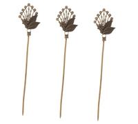 NIYANGLE 3pcs Tool Copper Draw for Smokers and Stylish Accessory Creative Carved Design Improves for Enthusiasts