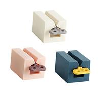 NIYANGLE 3pcs Toothpaste Tube Squeezer Rolling Plastic Extruder Manual Facial Dispenser Dark for Bathroom