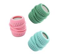 NIYANGLE 3pcs TPE Washing Balls for Dryer and Laundry Reusable Non-Tangle Clothes Washer Laundry Balls with Assorted Colours Increase Friction to Clean Clothes Quickly Random Color
