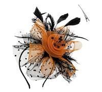 NIYANGLE 3pcs Wear Resistant Portable Party Headdress Mesh Hairband for Women Lightweight Elegant Wedding Holiday Headpiece Chic Fascinator for Cocktail Cosplay Family Gatherings