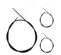 NIYANGLE 3pcs Wheelchair Parking Brake Cable 43.3in - Walker Drive Parts - Rollator Brake Cable with Rubber Cotaing for Folding Wheelchair