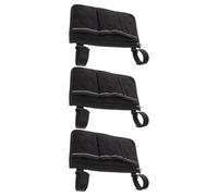 NIYANGLE 3pcs Wheelchair Storage Bag Side Hanging Organizer Reflective Strips for Folding Electric Wheelchairs Multi-Pocket Armrest Bag for Seniors and Patients