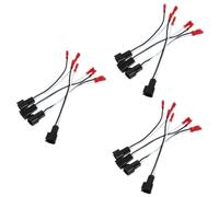 NIYANGLE 3sets Car Speaker Connector Harness Speaker Wire Harness Adapter Replacement for Car Door Speaker Wire 4pcs*3
