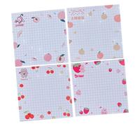 NIYANGLE 4 Books Memo Pads To-do List Memo Pads 80 Sheets Paper Material Delicate Shape Writes Smoothly without Smudging Ink Can Be Posted on Wall for Students and Office Staffs