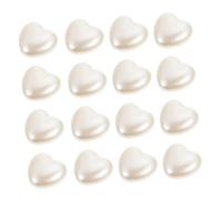 NIYANGLE 400pcs Love Heart Flatback Charms for Jewelry Making and Crafts Abs Imitation Pearl Pendants for Valentine S Day Decorations Bracelets Card Making and Home Decor Embellishments