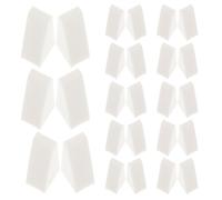 NIYANGLE 40pcs Beige Triangular Mini Makeup Sponges Reusable Soft Sponge Applicators for Nail Art and Cosmetic Use, the Go Touchups and Reaching Hard-to-reach Areas