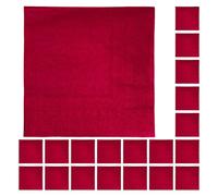 NIYANGLE 40pcs Disposable Red Paper Napkins for Party and Dining Table Use, 2-ply Square Napkins Easy to Fold and Stack, for Christmas and Wedding Celebrations, Elegant Simplicity Design,