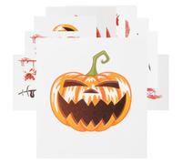 NIYANGLE 40pcs Halloween Wound Decals Temporary Tattoos Fake Scars Stickers Made from Craft Paper Realistic Scars and Easy to Remove for Halloween Party or Acting a Scary Role