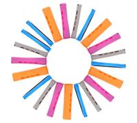 NIYANGLE 40pcs Plastic Perm Rods for Natural Hair, Heatless Curling Rollers Made of Plastic with Gentle Styling and Bangs Perfection, Suitable for Parties and Travel, Small Flexible Hair