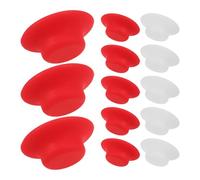 NIYANGLE 40pcs Silicone Gasket Seal Replacement for Swing Cap Bottle Washers Leak-proof Red White Bottle Gaskets for Beer Brewing and Soda Sealed Lid Caps for Home Brewing Use