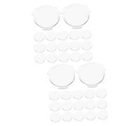 NIYANGLE 40pcs Vr Biconvex Lenses for Virtual Reality Glasses Focal Lightweight Dizziness Accessories for Enhanced Viewing
