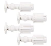 NIYANGLE 4pcs 25mm No-Drill Venetian Blind Brackets Louver Mounting Clips Window Curtain Fixing Holders Left and Right Side Installation Accessories for Home Window Treatment