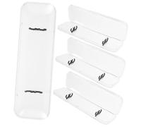 NIYANGLE 4pcs Back to School Pen Storage Case Tube with Two-Slots Plastic Hard Shell Pencil Case for Fountain Pens and Gift Box Use
