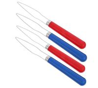 NIYANGLE 4pcs Button Aid Tool Set with Stainless Steel Hooks, Adaptive Dressing Aid for Seniors, Clothes Fastening Device for Home Care and Clothing Production