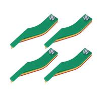 NIYANGLE 4pcs Car Brake Pad Thickness Gauge Tool Kit for Precise Measurement of Brake Pad Wear on Car Components Plastic Material Versatile Design and Mechanics