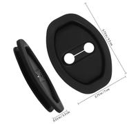 NIYANGLE 4pcs Car Door Latch Lock Protector Rubber Cover for Vehicle Door Locks Guard Stopper Thickened Shock Absorption and Noise Reduction, Sturdy Protection to Extend Service Life