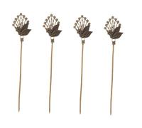 NIYANGLE 4pcs Cigar Draw Enhancer Tool Poker Sticks Cigar Poker Dredge Tool Made of Reliable Material