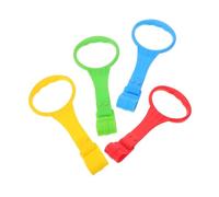 NIYANGLE 4pcs Cot Pull up Rings Bed Standing Hand Holders for Boy Girl Boy Girl Learning to Walk Tiny Cot Hanging Rings