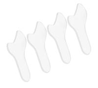 NIYANGLE 4pcs Cycling Glasses Nose Pads Soft Silicone Nose Guards for Plastic Frames Anti-Slip Eye Glass Cushions for Sports Use