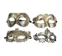 NIYANGLE 4Pcs Decorative Retro Masks for Women Intricate Masquerade Masks for Halloween Party Themed Events for Festivals Costume Parties Theatrical Performances